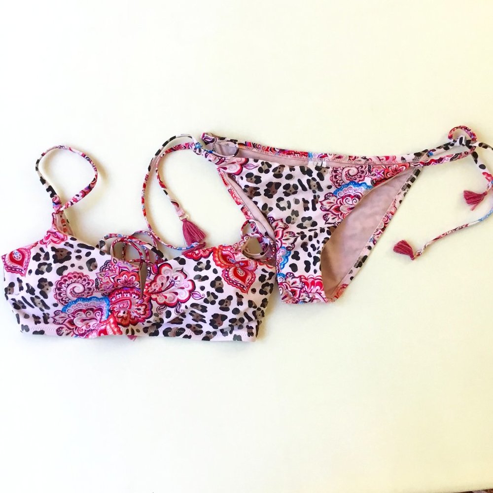 Nanette Lepore Swim Azalea Adjustable Bikini NWT